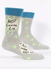 Load image into Gallery viewer, Blue Q Men&#39;s crew socks
