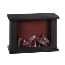 Load image into Gallery viewer, LED black fireplace
