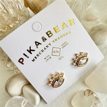 Load image into Gallery viewer, P&amp;B stud earrings
