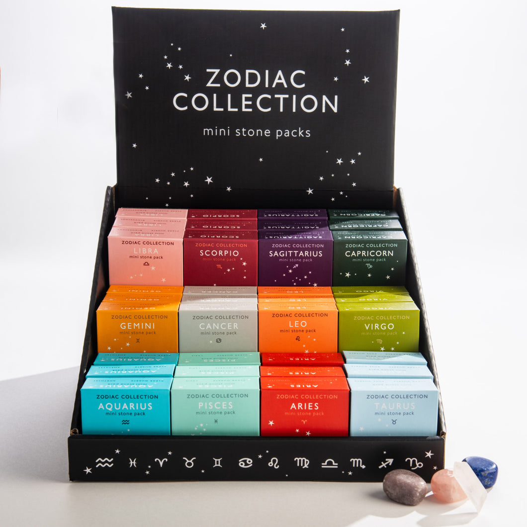 Zodiac mini stone packs
