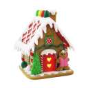 Holiday gingerbread with sparkles decor