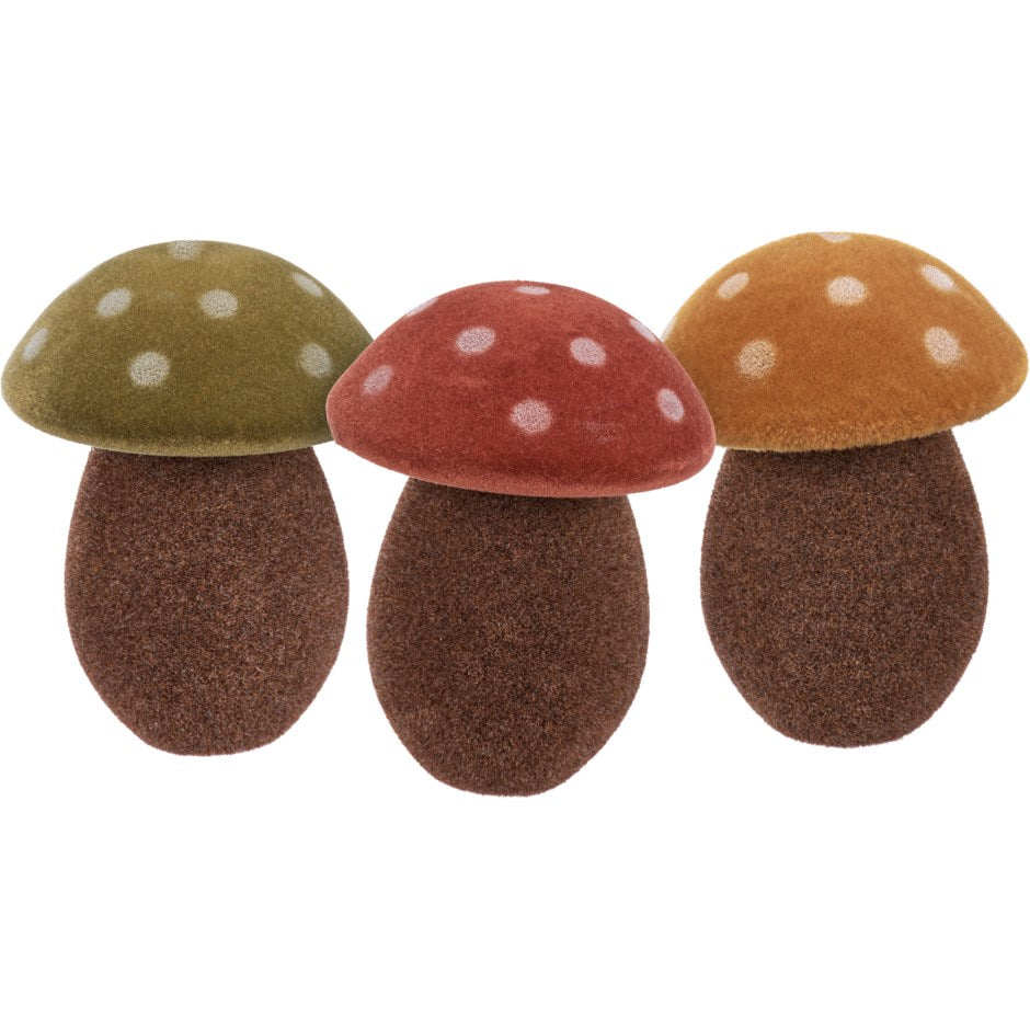 Fabric mushrooms