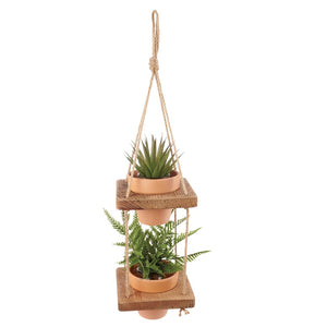 Planter-hanging terracotta