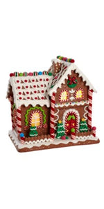 Sparkly gingerbread house