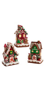Sparkly gingerbread house