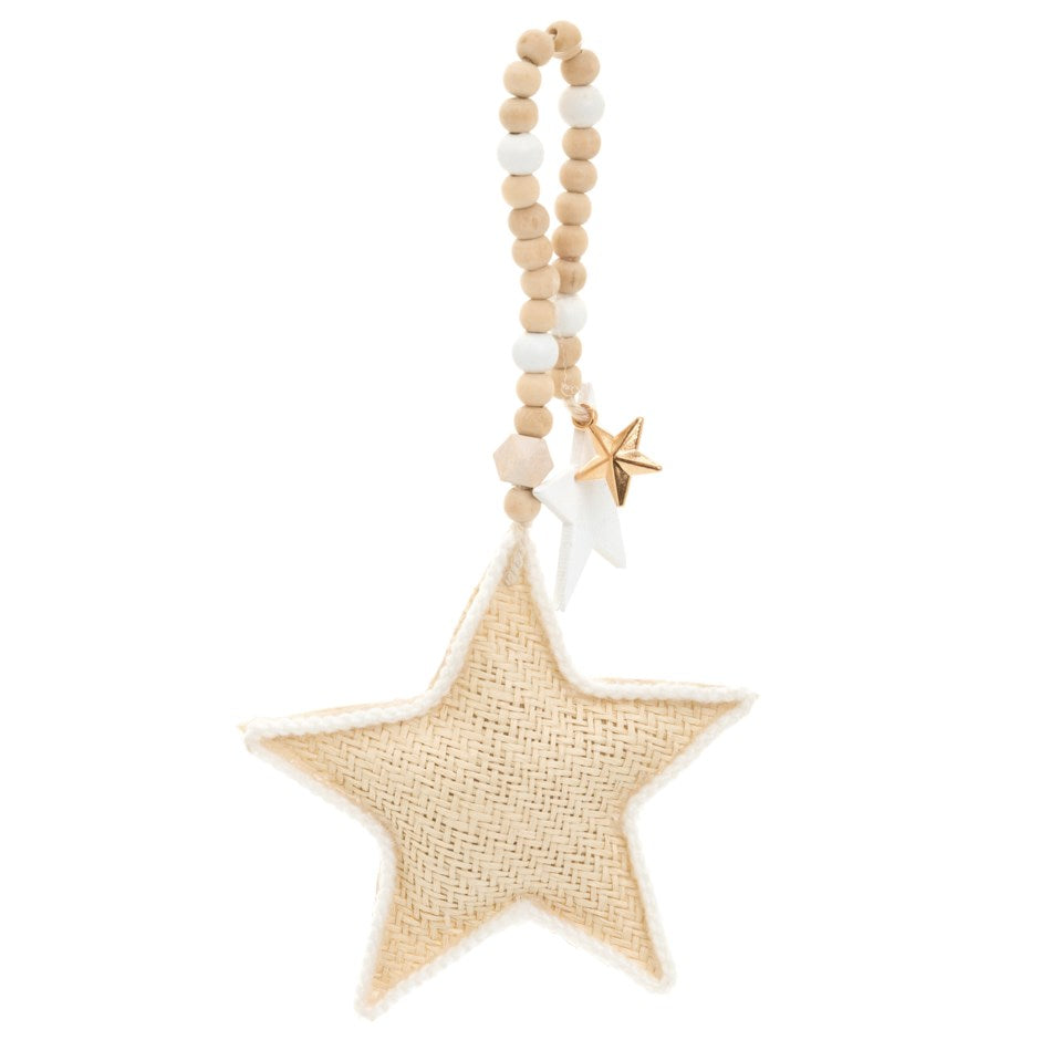 ornament-star with beads