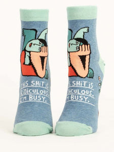 Blue q woman’s ankle socks