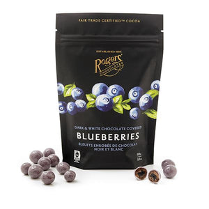 Rogers' chocolate covered blueberries