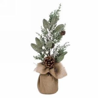 White berry pine  wrapped in jute