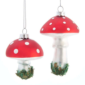 ornament-glass mushroom
