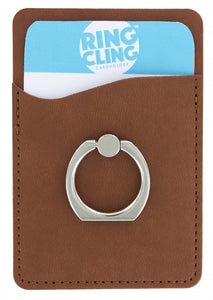 ring cling card holder for phone