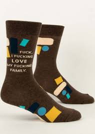 Men's crew socks by Blue Q