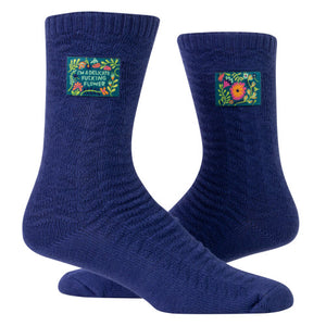 Blue Q tag socks