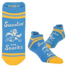 Load image into Gallery viewer, Blue Q sneaker socks
