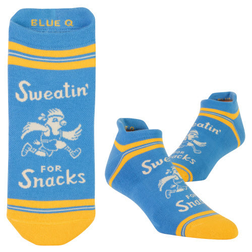 Blue Q sneaker socks