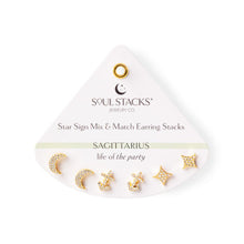 Load image into Gallery viewer, soul stack horoscope  earrings

