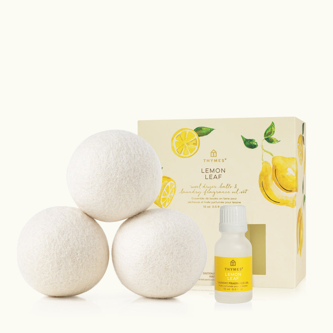 Thymes wool dryer balls with oil